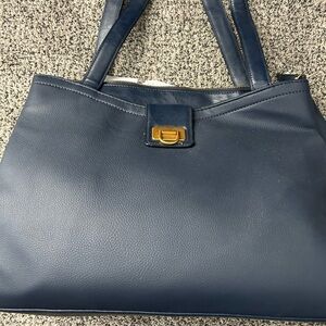 Elegant Blue Handbag